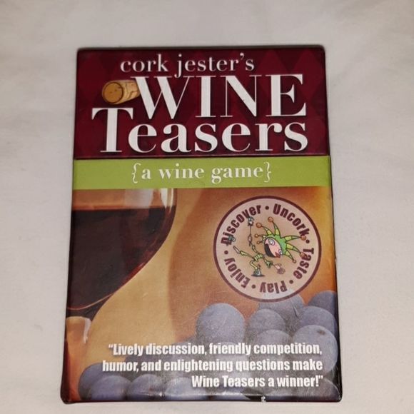 Cork Jester's Wine Teasers A Wine Game Learn Wine - Picture 1 of 5